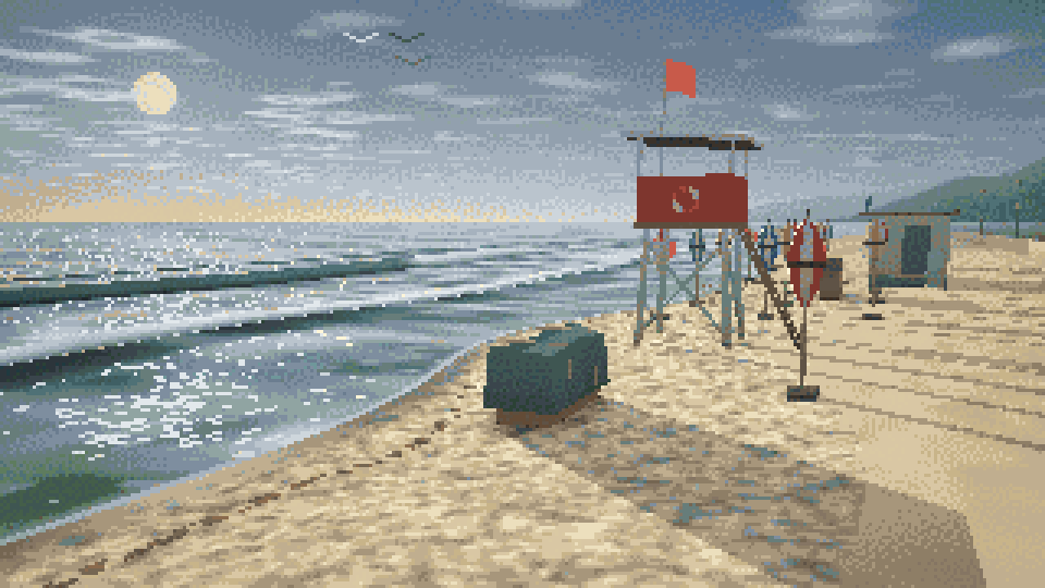 Beach in October