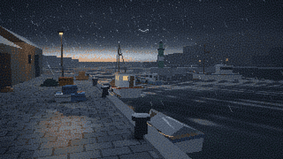 Harbour in Winter