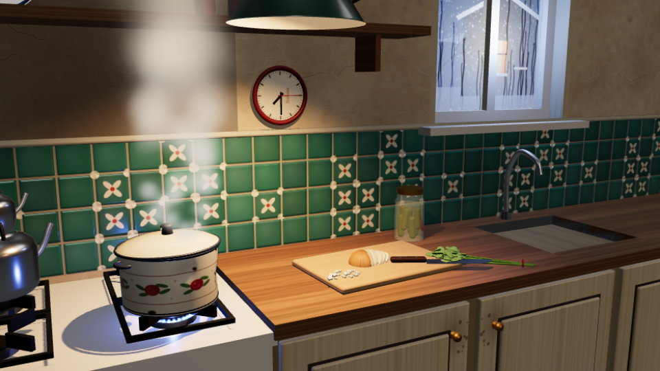 Kitchen, Simmering