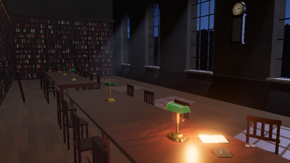 Library at Night