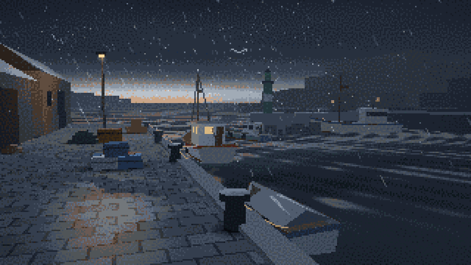 Harbour in Winter