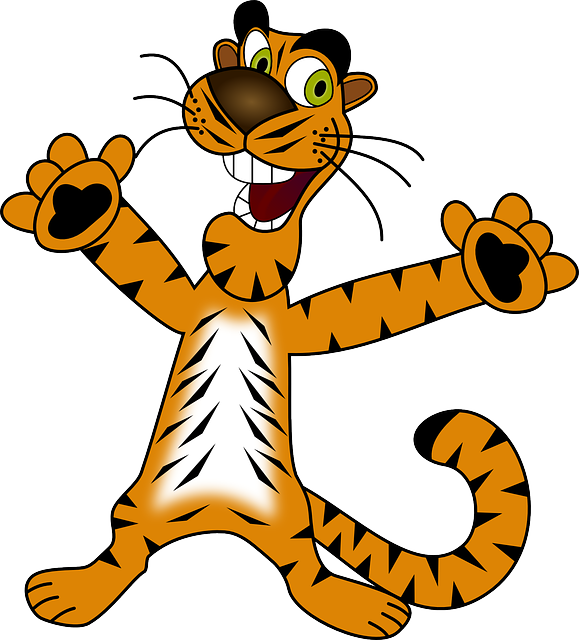 happy tiger